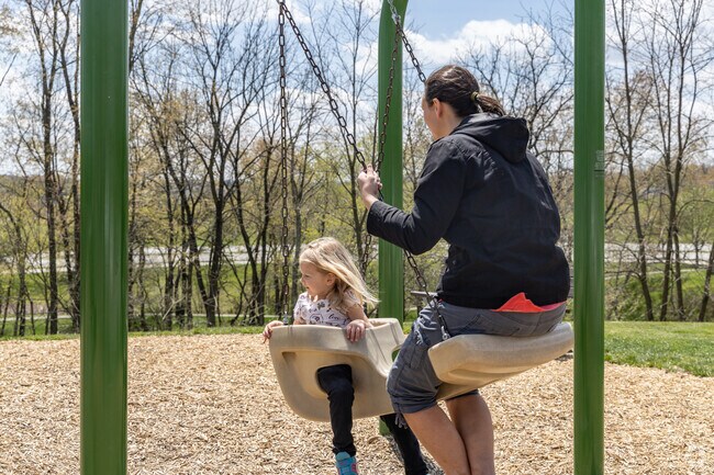 Families can enjoy the swings at Murrysville Community Park.