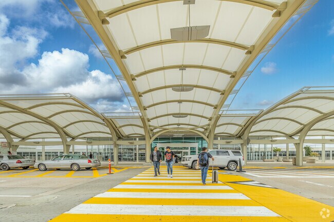 Tulsa International Airport sits just North of Layman-Van Acres.