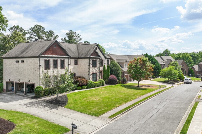 Paired with great school districts, Suwanee subdivisions feature newer polished brick builds.