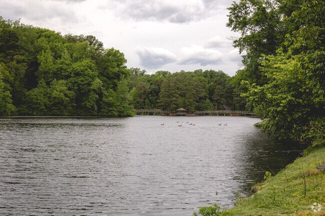 In Tuckahoe you'll find a walkable lake and wildlife.