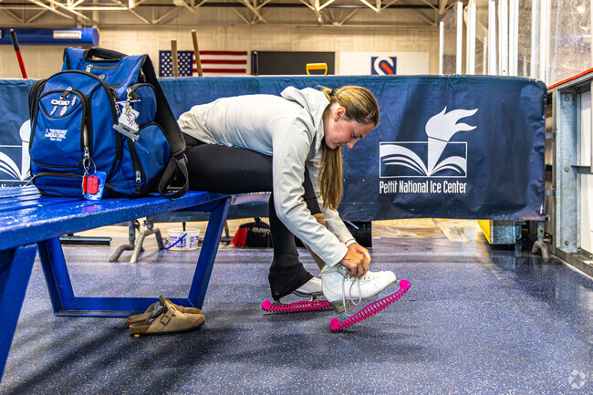 Olympic athletes train at the Petit Ice Center minutes from LaFollette Park.