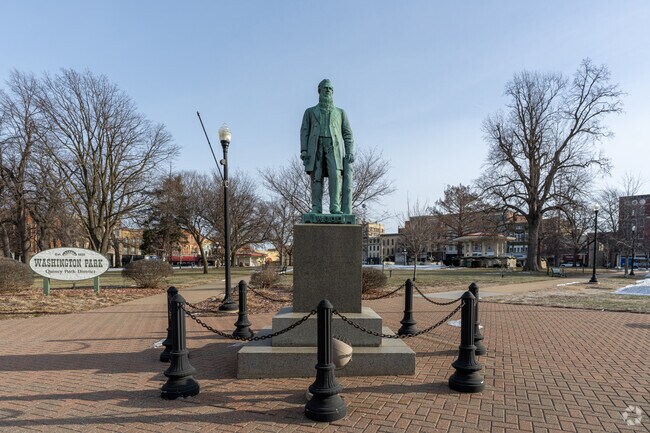 Washington Park in downtown Quincy hosts the local farmers market as well as other events.