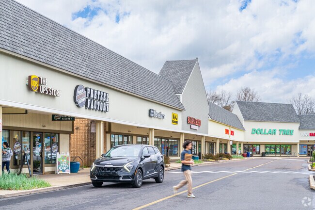Shopping centers along Butler Avenue keep errands convenient in New Britain.