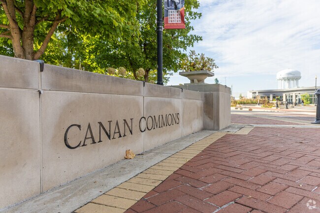 The Canan Commons Park in downtown Muncie, IN.