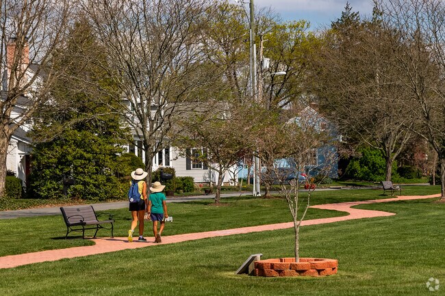 When not in use, Poolesville's Whalen Commons isn't a bad place for a walk.
