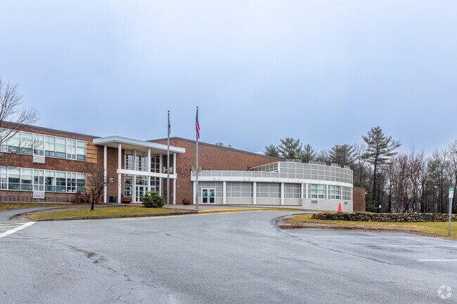 The North Andover Middle School in North Andover, MA.