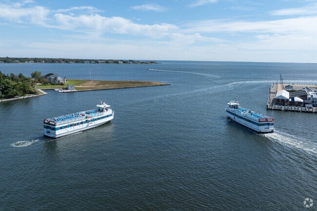 Fire Island ferries run regularly from the Bay Shore terminal near Brightwaters.