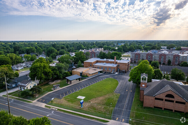 The Phelps Center is located adjacent to the Missouri State University campus.
