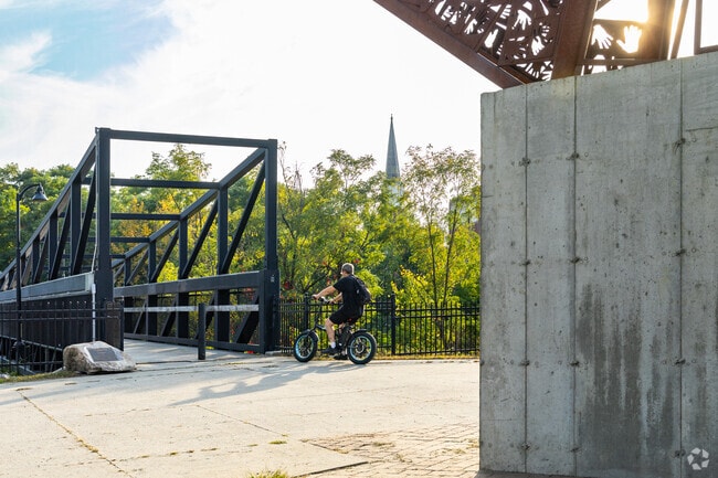 North End residents often pass through Visitor Center Common to get to Claremont downtown.