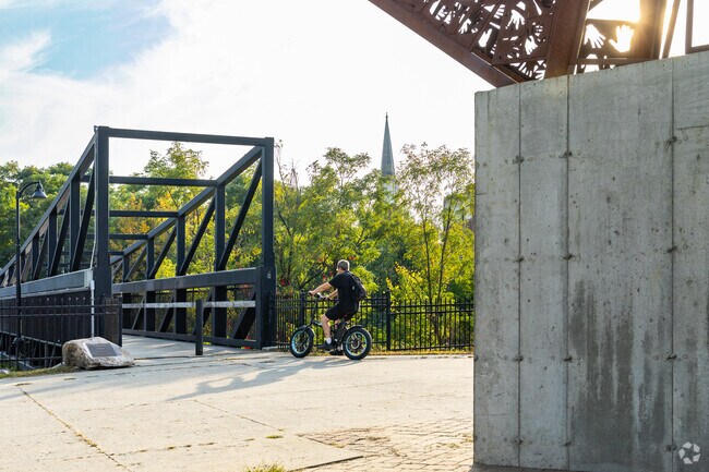 North End residents often pass through Visitor Center Common to get to Claremont downtown.
