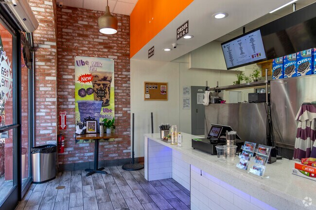 Shop in the Sylmar shopping center and visit Tea N Me for some great boba tea.