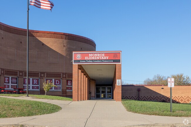 Monroe Elementary is the home of the Lions in New Richmond neighborhood.