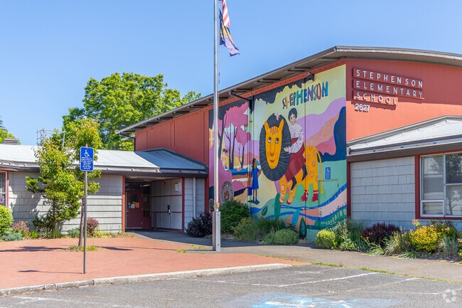 Younger students in Arnold Creek attend Stephenson Elementary School.