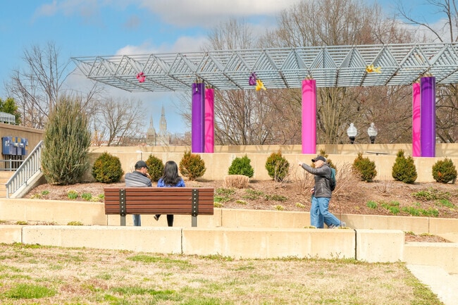Gulf Branch, and Arlington in general, are very walkable and safe.
