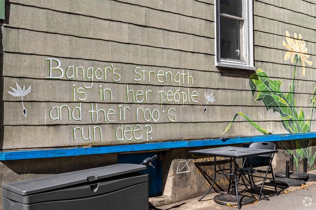 The pride of Bangor Central Historic District is shown all throughout the town.