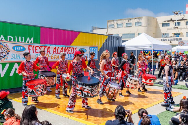 Alameda regularly celebrates cultural heritage with arts performances.