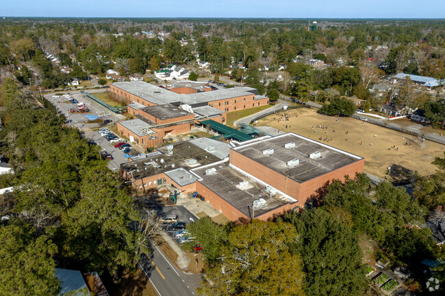 Conway Middle School has a large campus.