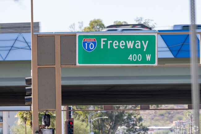 The Interstate 10 is a major freeway connecting Tucson and Phoenix Arizona.