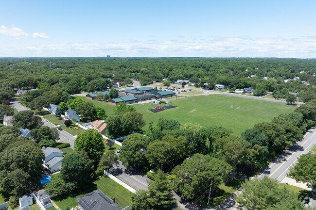 Stagecoach Elementary School in Selden is tucked away in a nice neighborhood.
