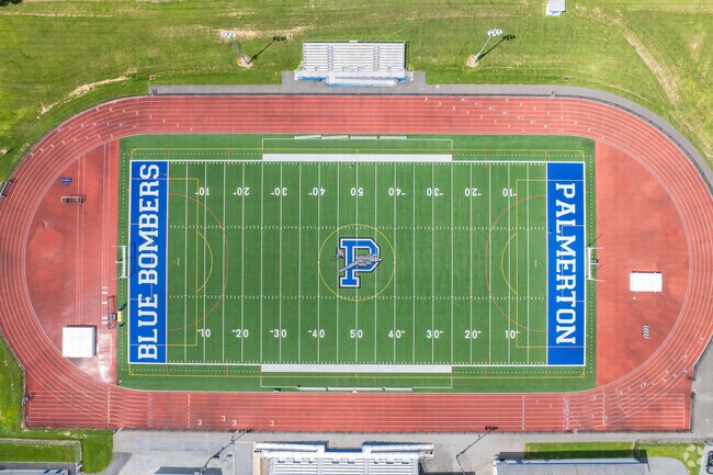 The Palmerton Area High School is known as the Blue Bombers.