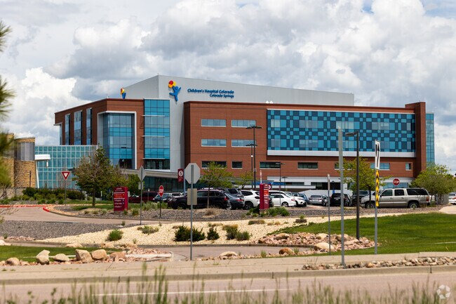 Hospitals are conveniently located near the Briargate Neighborhood.