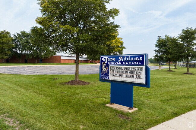 Jane Addams Middle School is home to the Mustangs and serves DuPage students.