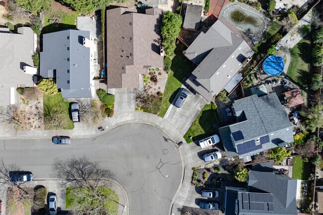 Quiet streets and large homes are common in Copperfield.