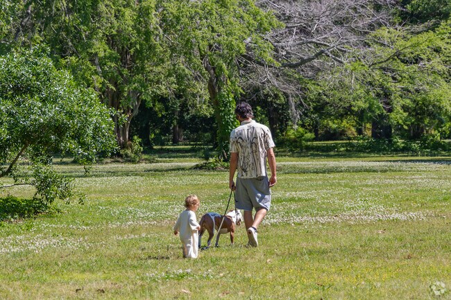 North Central residents enjoy relaxing in the green space at Hampton Park in Charleston.