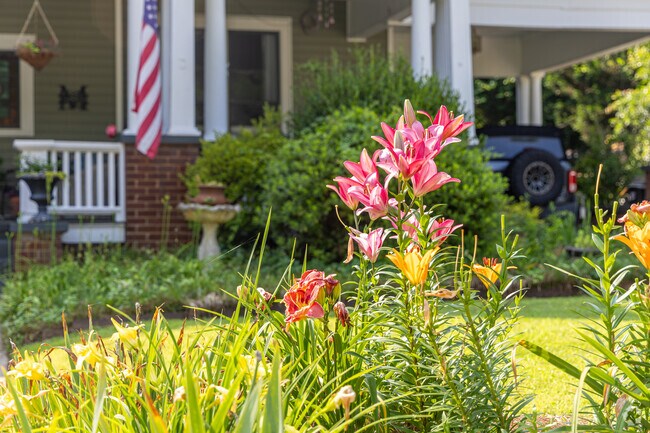 Colorful flowers and green yards are a common find in the community of Barnesville, GA.