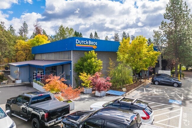 Dutch Brothers' company headquarters sits outside Merlin next to the Grants Pass Airport.