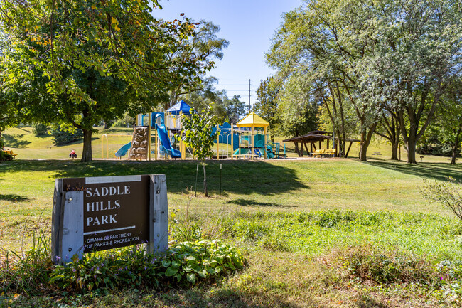 Saddle Hills Park is a quiet neighborhood park set amidst the hills of north Omaha.