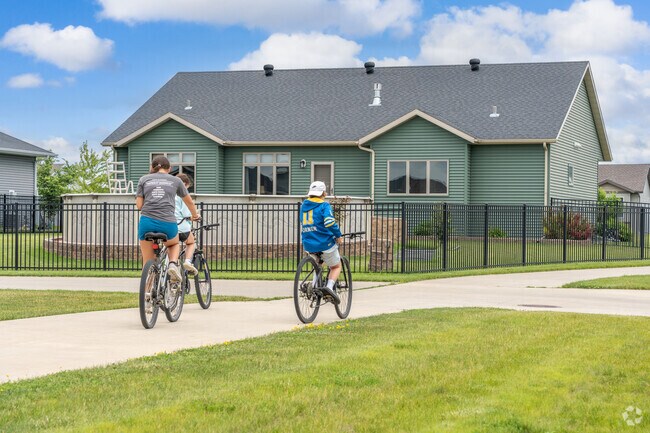 Brooks Harbor offers convenient walking and biking paths for active residents.