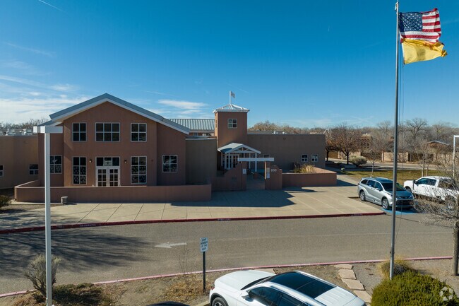 Corrales Elementary School office building.