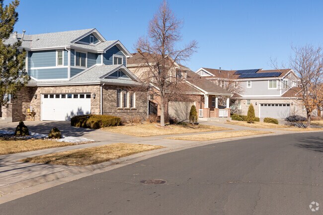 Conservatory features newer, larger homes with multi car garages.