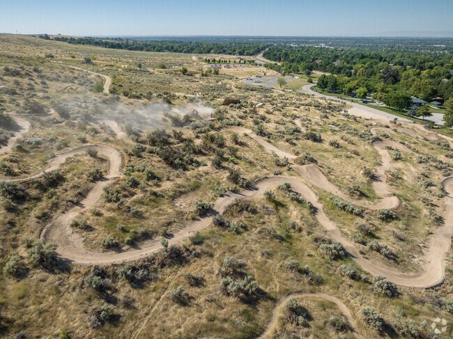 Eagle bike park trails in the Northwest neighborhood.