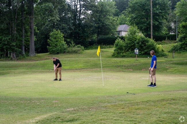 You can meet up with friends and play golf at Heather Hills Golf Course near Salem Woods.