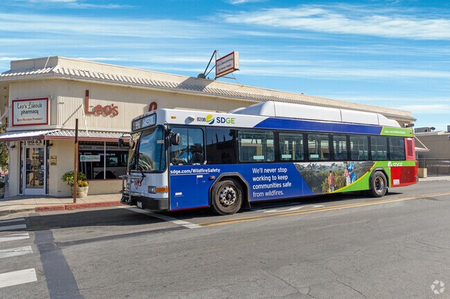 Convenient bus transportation nearby connects Eucalyptus Hills to key destinations.