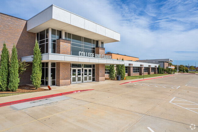 A view of the school building at Norman High School in Norman.