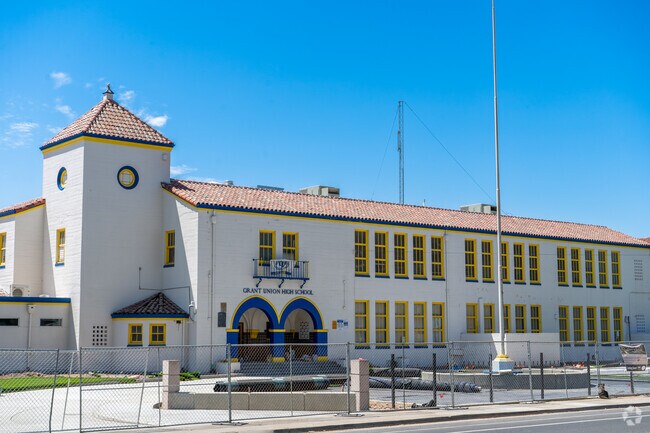 Grant Union High School is in the Del Paso Heights neighborhood of California.