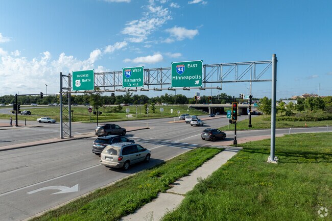 Residents of Brunsdale have quick access to the I-94 and other highways.