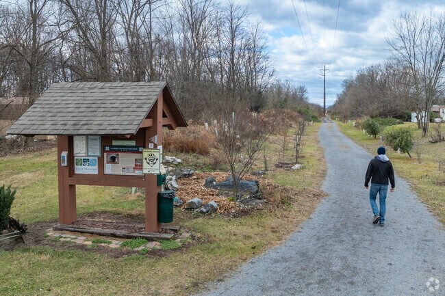 The Cumberland Valley Rail Trail spans nearly 16 miles from Shippensburg to Carlisle.