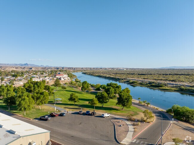 Experience the majestic Colorado River flowing by Fox Creek, Bullhead City.