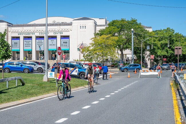 Bicycle Sundays begins at the Westchester County Center in White Plains.