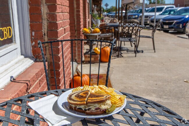 Vintage Arts Bistro in downtown Jarrell, Texas, offers a great selection of sandwiches.