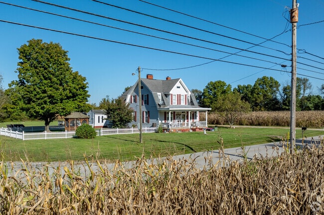 Homes in Yelvington are surrounded by luscious farmland.