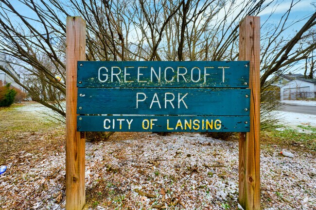 Greencroft Park, the neighborhood's namesake, is a wooded park in the center of the community.