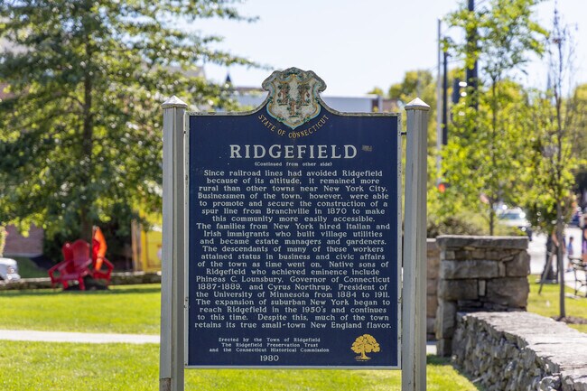 Part of the deep historical history of Ridgefield, CT.