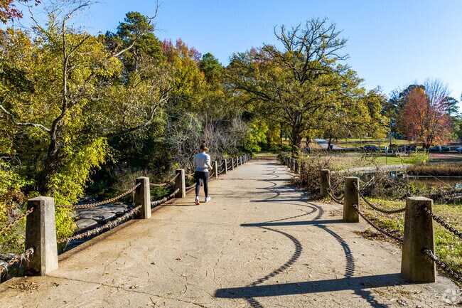 Bryan Park in Lakeside offers scenic walking paths.