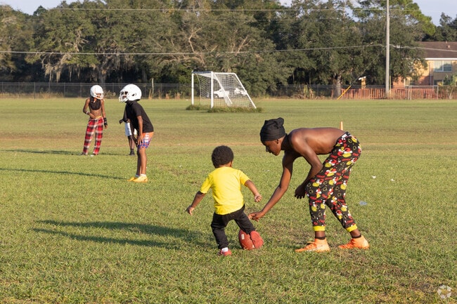 Springhill parks provide green space for play and relaxation.