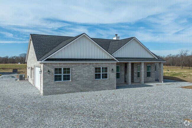 Some newer homes, like this traditional, are being built at the edges of Decatur.